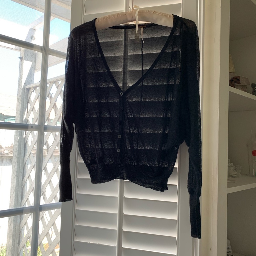 Free People Sheer Cardigan